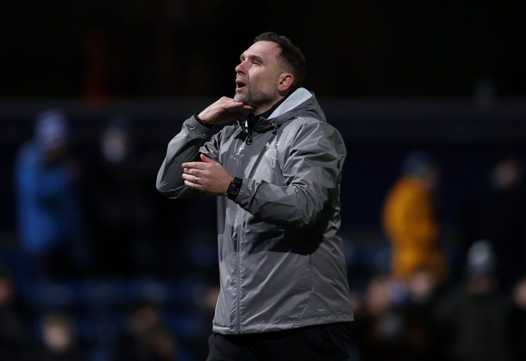 John Eustace, Manager of Derby County FC, reacts following the Sky Bet Championship match between Queens Park Rangers FC and Derby County