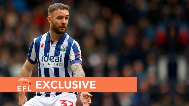 Adam Armstrong of West Bromwich Albion looks on during the Sky Bet Championship match between West Bromwich Albion FC and Hull City AFC at The Hawt...