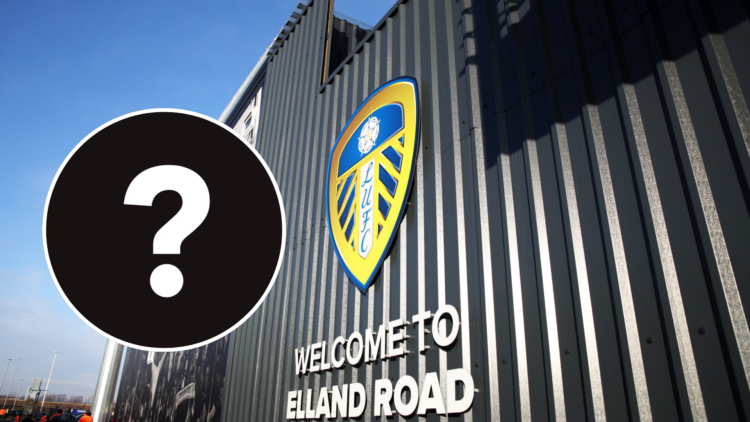 General view outside the stadium prior to the Sky Bet Championship match between Leeds United and Middlesbrough at Elland Road. Inset, question mark.