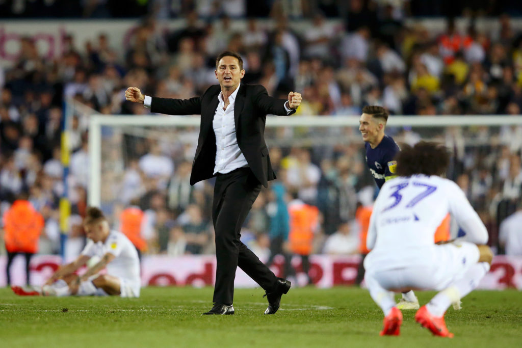 Leeds United v Derby County - Sky Bet Championship Play-off Semi Final: Second Leg