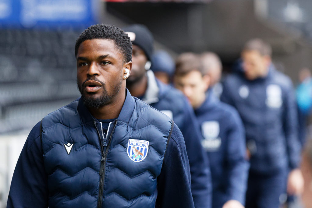 Josh Maja before Swansea City AFC v West Bromwich Albion FC