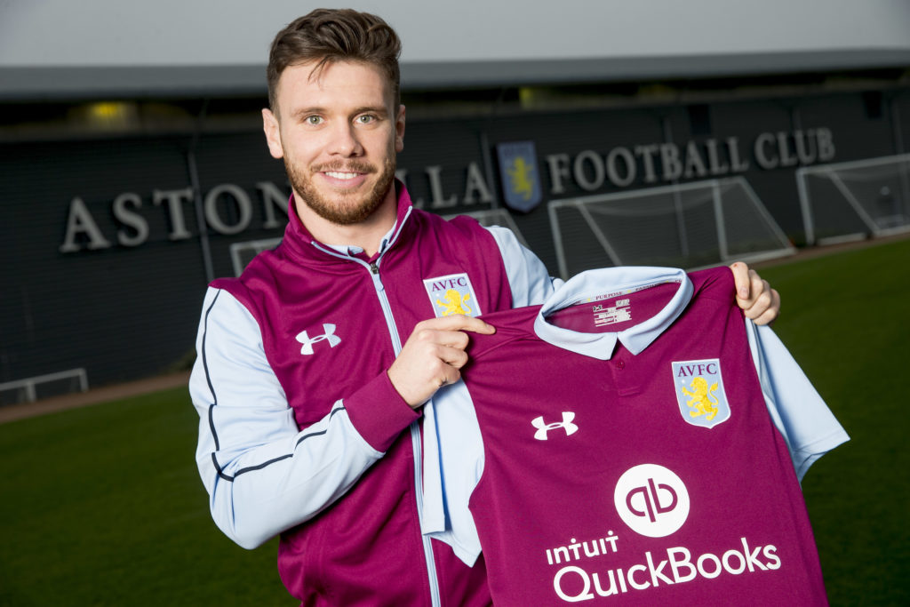 Aston Villa Unveil New Signing Scott Hogan
