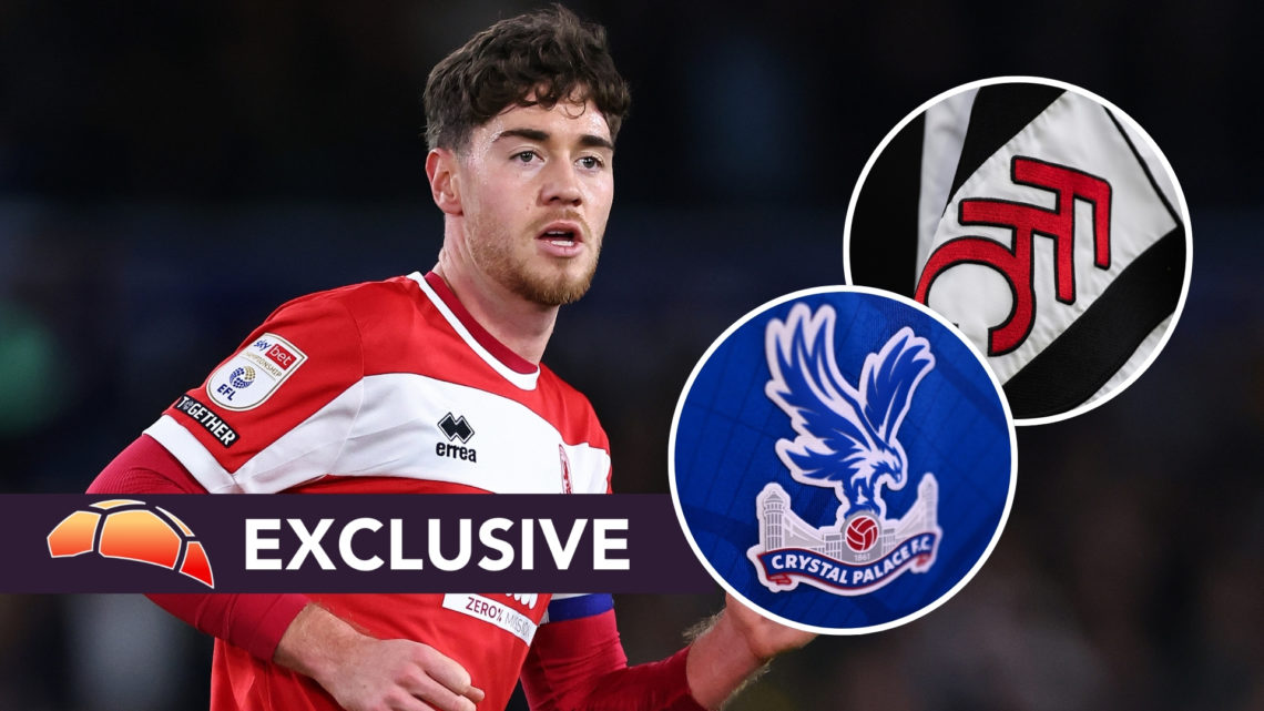 Hackney watches the action during the Sky Bet Championship match between Leeds United FC and Middlesbrough FC. Two inset images feature the club ba...
