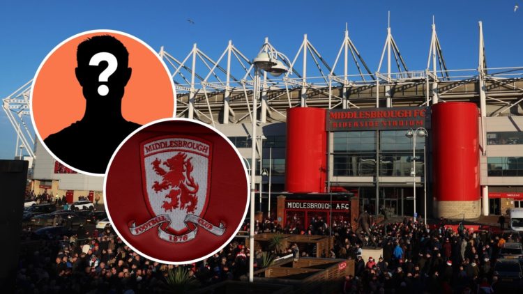 A general view outside the ground during the Sky Bet Championship match between Middlesbrough FC and Sheffield Wednesday FC. INset, the Middlesbrou...
