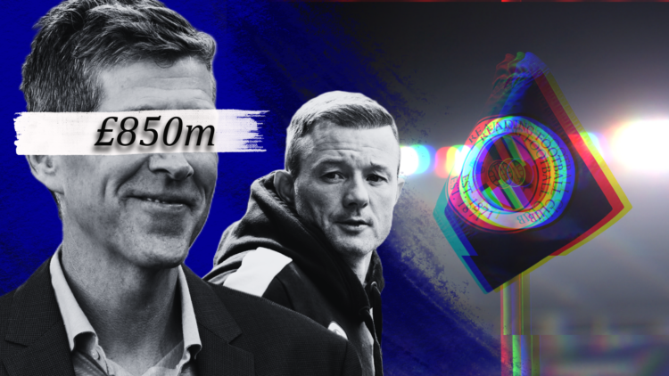 Illustration composite image of Robert Platek, Noel Hunt and the Reading FC badge on a corner flag