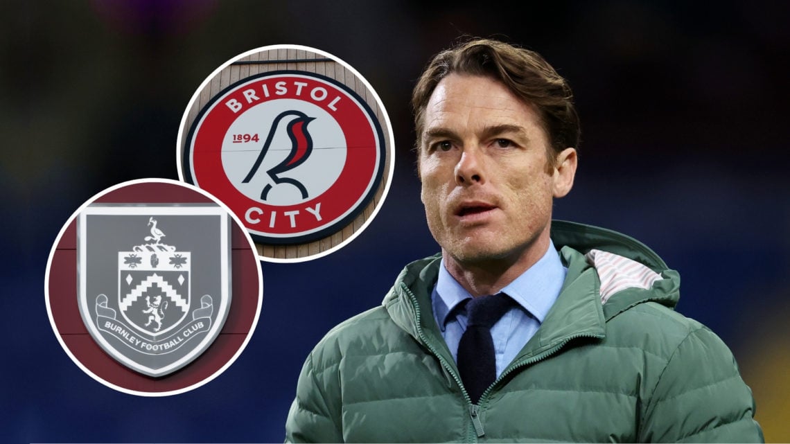 Scott Parker, Manager of Burnley, looks on prior to the Sky Bet Championship match between Burnley FC and West Bromwich Albion FC at Turf Moor on M...