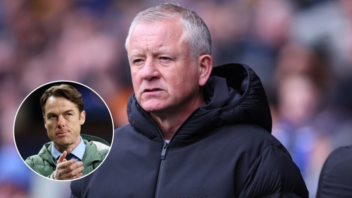 Chris Wilder, manager of Sheffield United on the side line before the Sky Bet Championship match between Sheffield Wednesday FC and Sheffield Unite...