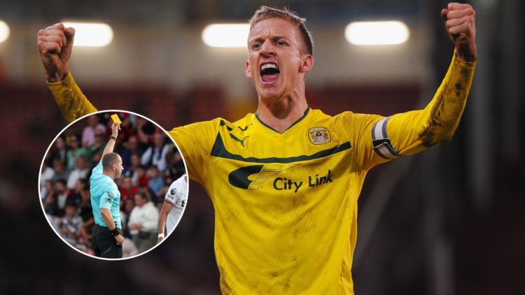 Carl Baker of Coventry celebrates victory of the npower League One match between Sheffield United and Coventry City at Bramall Lane on February 1, ...