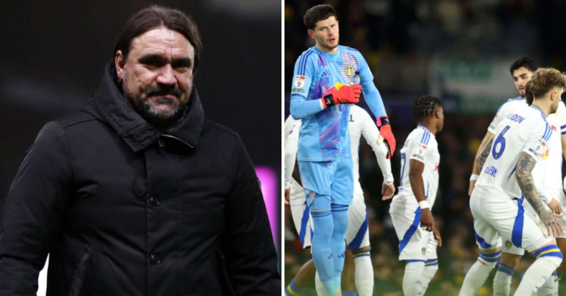 Daniel Farke, Manager of Leeds United, looks on at full-time following the teams victory in the Sky Bet Championship match between Bristol City and...