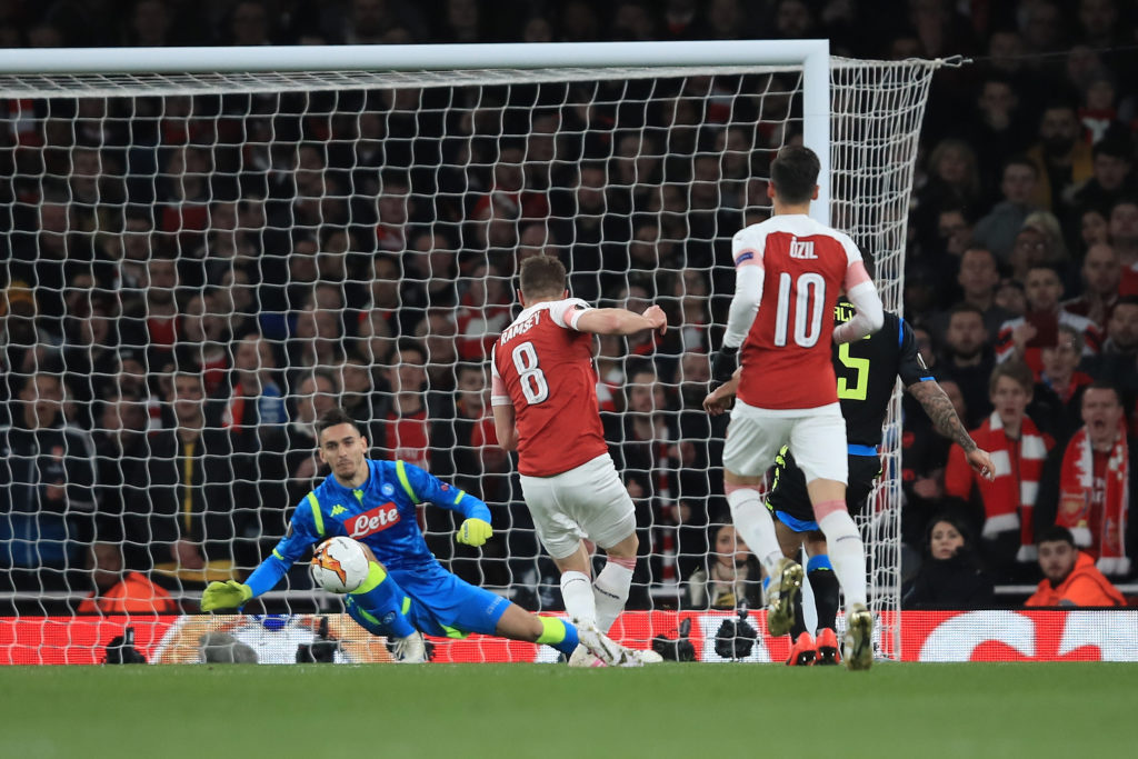 Arsenal v S.S.C. Napoli - UEFA Europa League Quarter Final : First Leg