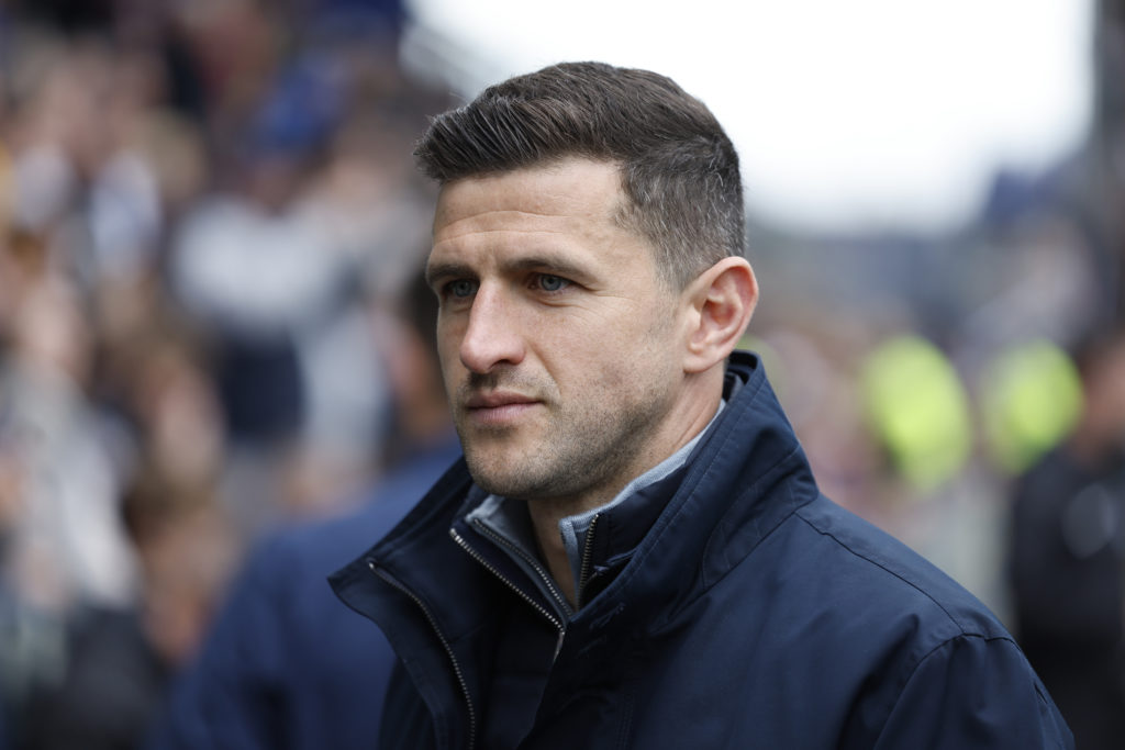 John Mousinho prior to a game between Portsmouth v Shrewsbury Town - Sky Bet League One