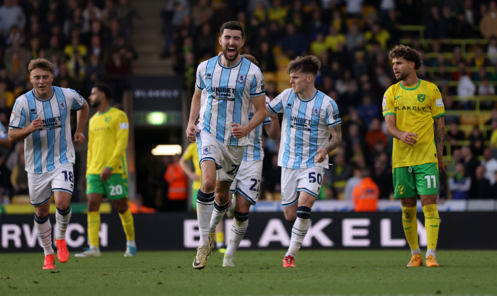 Norwich City FC v Middlesbrough FC - Sky Bet Championship