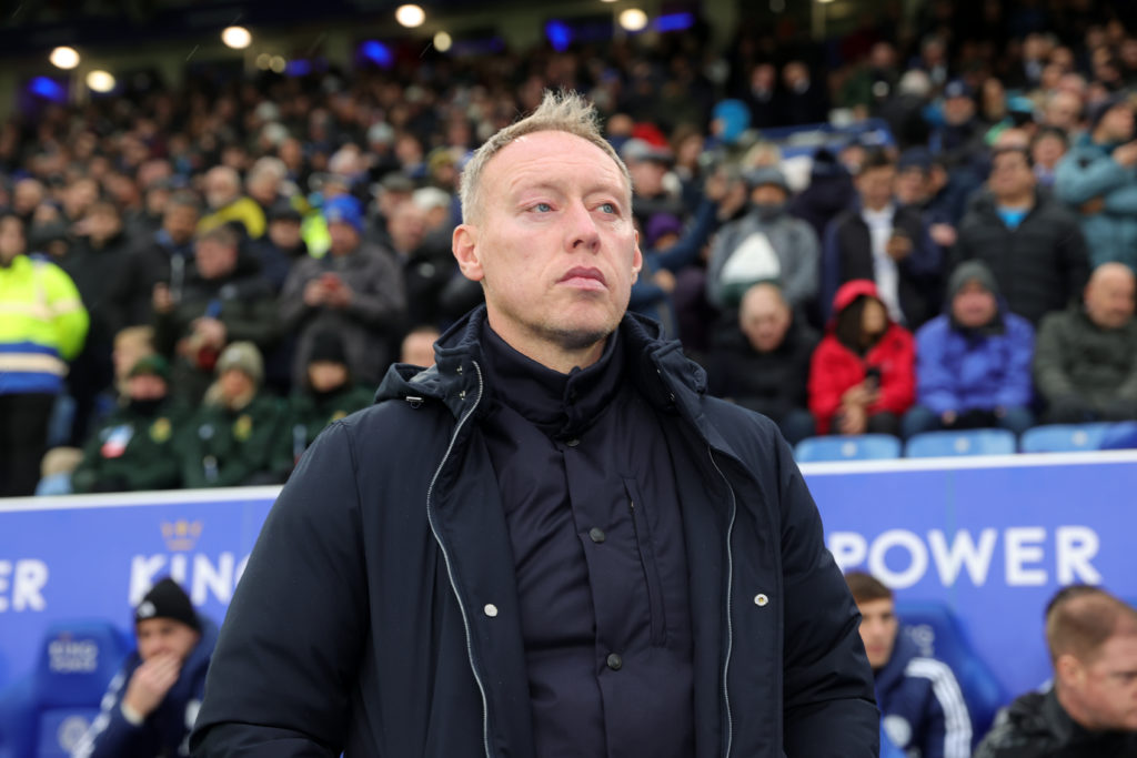 Steve Cooper during Leicester City v Chelsea - Premier League