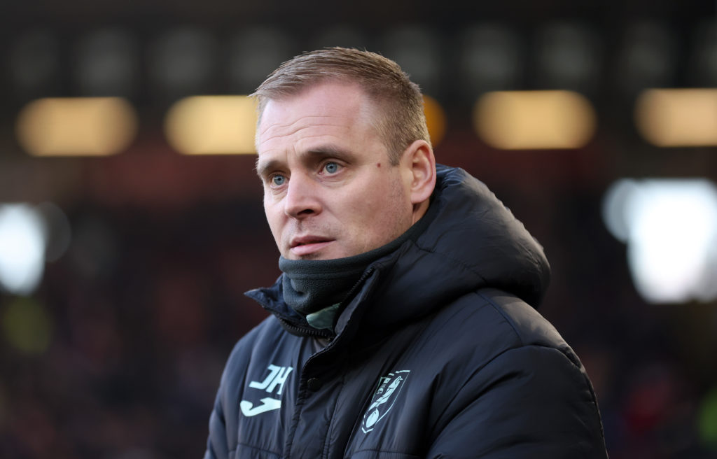 Johannes Hoff Thorup reacts during Sheffield United FC v Norwich City FC - Sky Bet Championship
