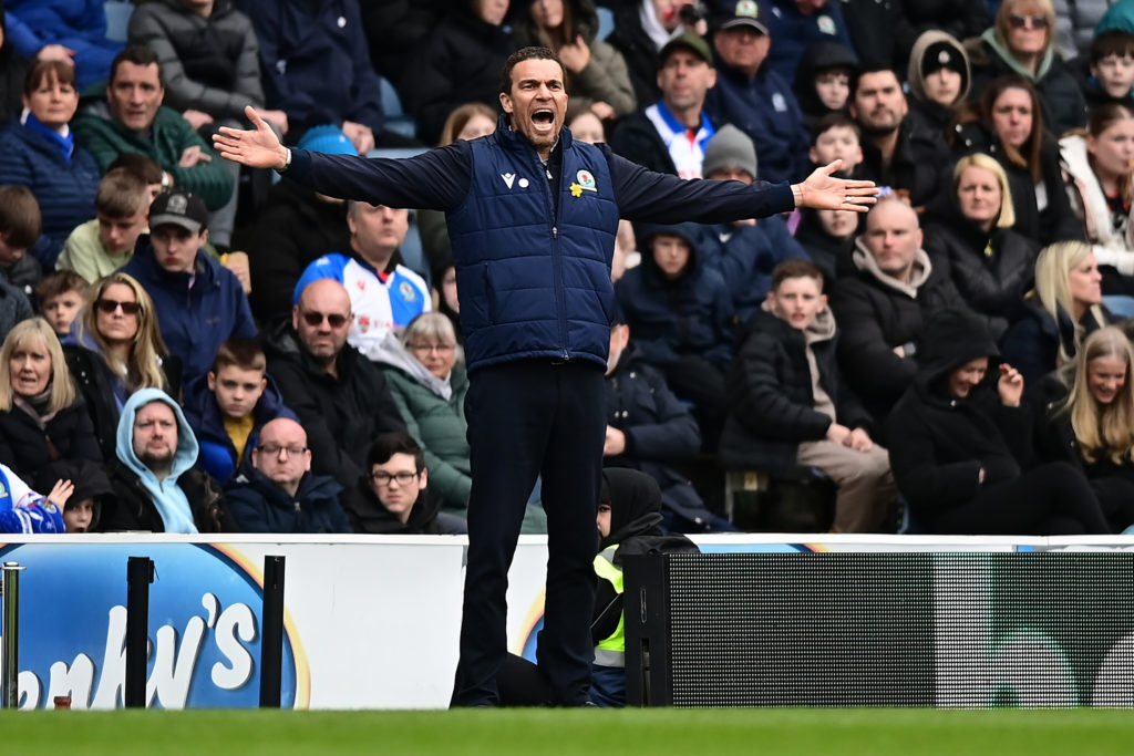 Valerien Ismael in charge of Blackburn against Cardiff City