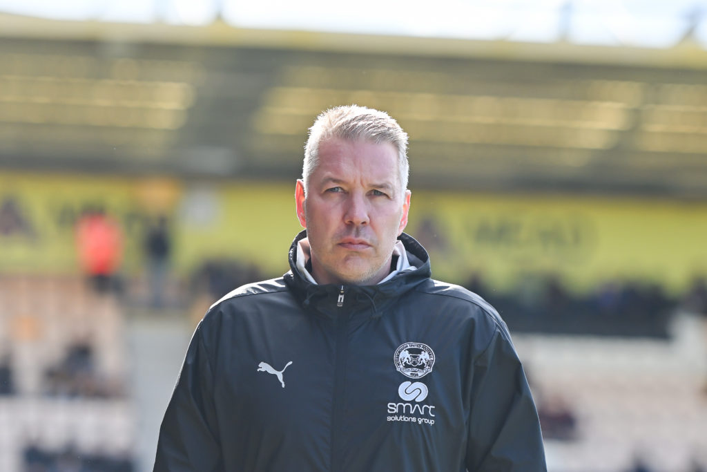 Darren Ferguson before a Peterborough United FC game against Cambridge United FC