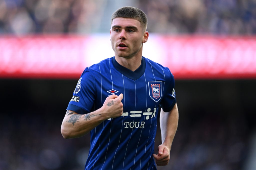 Leif Davis during Ipswich Town FC v Nottingham Forest FC - Premier League