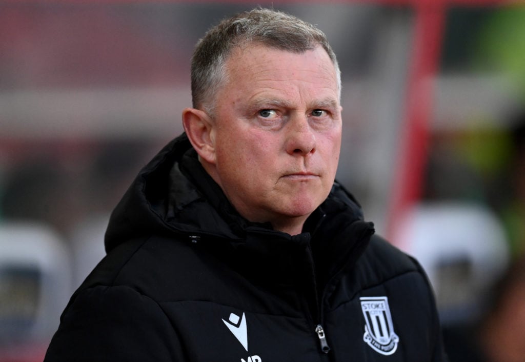 Mark Robins during Stoke City FC v Luton Town FC - Sky Bet Championship