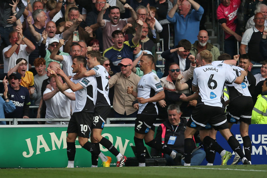 Portsmouth FC v Derby County FC - Sky Bet Championship