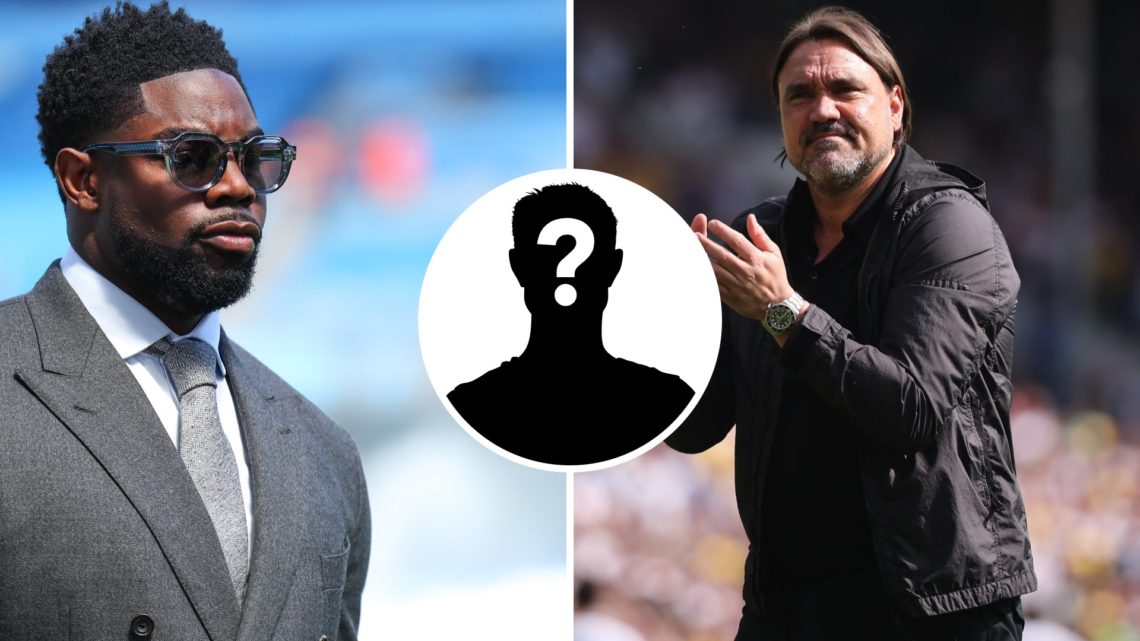 Micah Richards presenting for Sky Sports ahead of the Premier League match between Manchester City and West Ham United. Daniel Farke, Leeds United ...