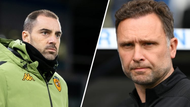 A split image of Ruben Selles and John Eustace
