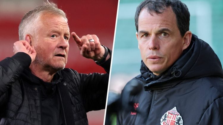 Chris Wilder and Regis Le Bris