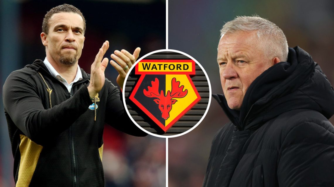 Valerien Ismael, Watford badge, Chris Wilder
