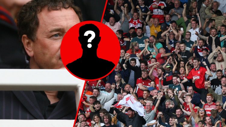 Steve Gibson the chairman of Middlesbrough looks on during the Barclays Premier League match between Middlesbrough and Fulham. Middlesbrough suppor...