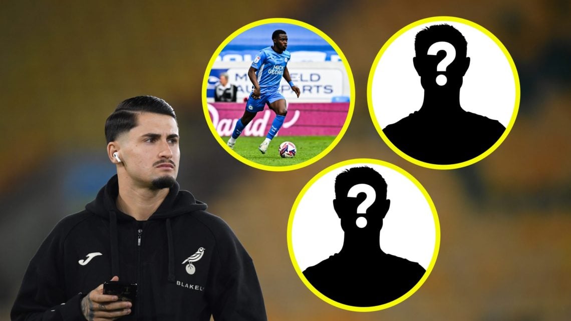 An image of Borja Sainz with mystery player and Kwame Poku insets.