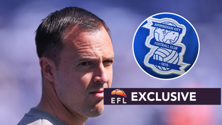 Chris Davies manager / head coach of Birmingham City during the Sky Bet League One match between Birmingham City FC and Mansfield Town. A detailed ...