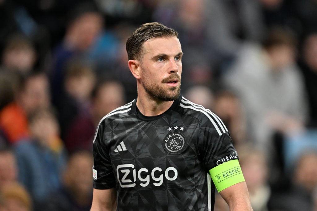 Jordan Henderson during Aston Villa v AFC Ajax: Round of 16 Second Leg - UEFA Europa Conference League 2023/24