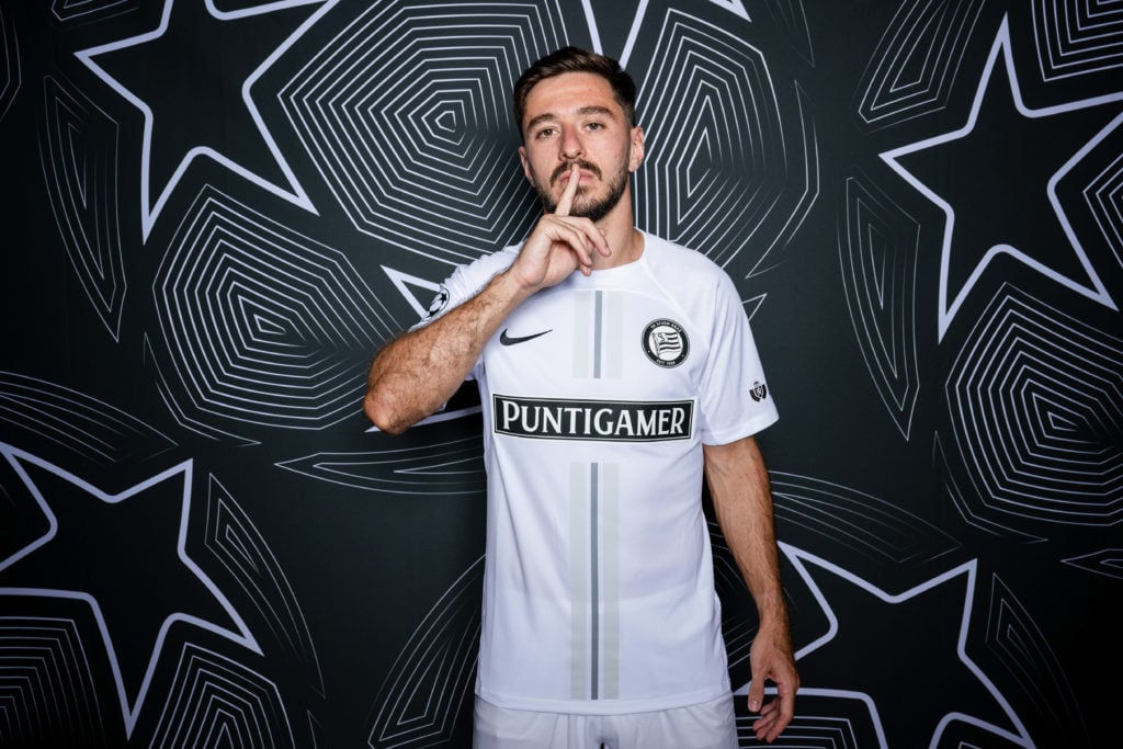 Otar Kiteishvili for SK Sturm Graz Portraits - UEFA Champions League 2024/25