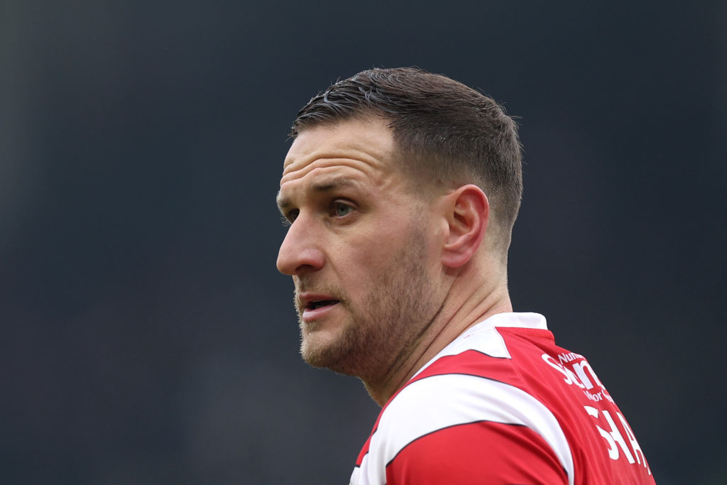 Billy Sharp looks on for Doncaster Rovers against Hull City