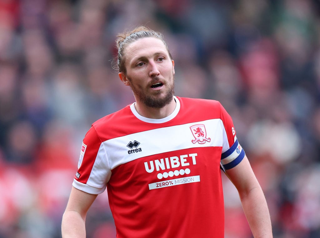 Luke Ayling during Middlesbrough FC v Derby County FC - Sky Bet Championship