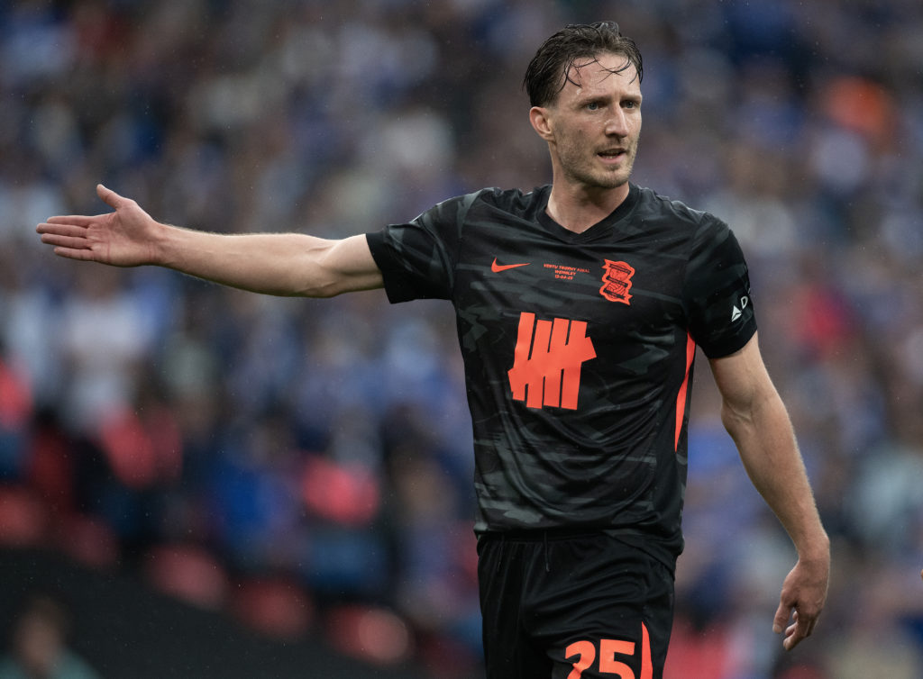 Ben Davies playing for Birmingham City
