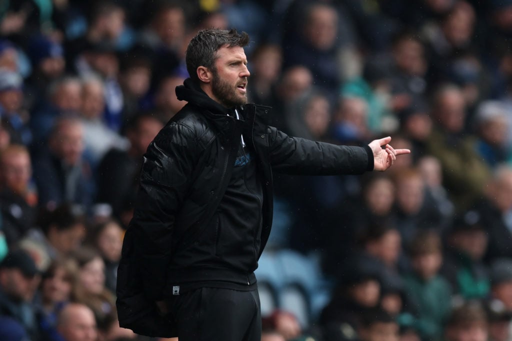 Michael Carrick, Head Coach of Middlesbrough, reacts during the Sky Bet Championship match between Sheffield Wednesday FC and Middlesbrough FC
