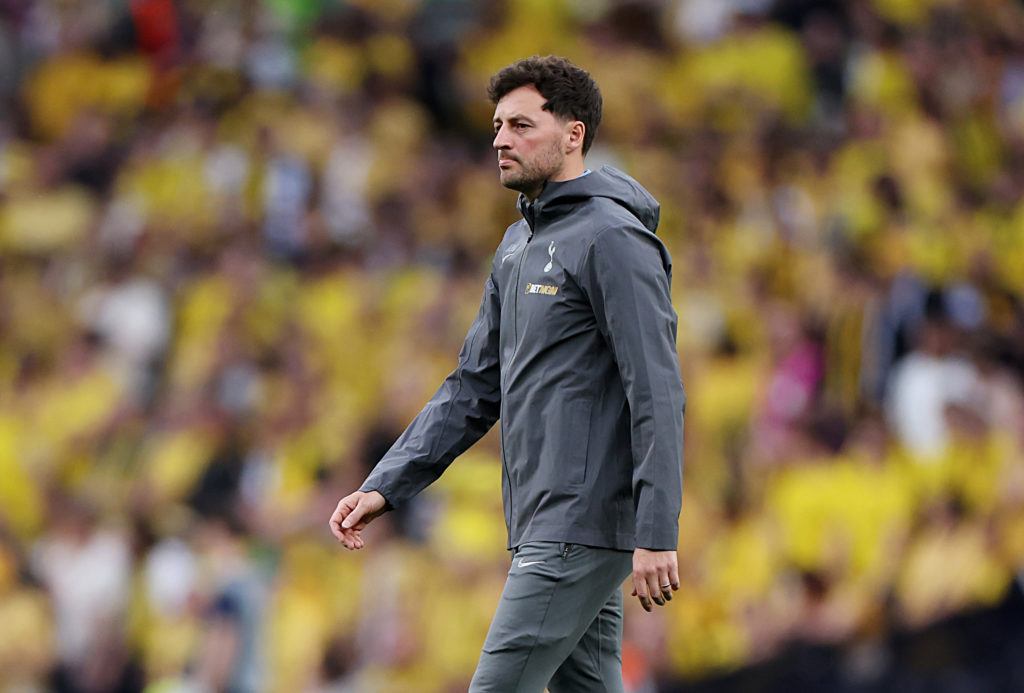 Ryan Mason before the Tottenham Hotspur v FK Bodo/Glimt UEFA Europa League 2024/25 Semi Final First Leg