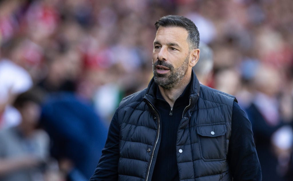 Leicester City manager Ruud van Nistelrooy before Nottingham Forest FC v Leicester City FC Premier League clash