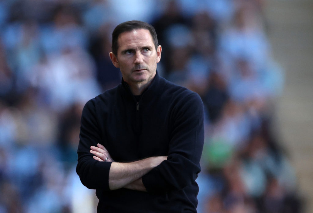 Frank Lampard looks dejected during Coventry City vs Sunderland