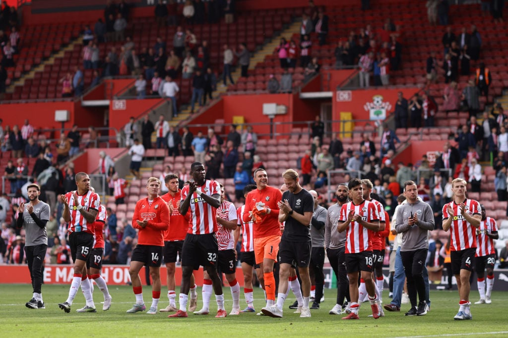 Southampton after their match with Arsenal