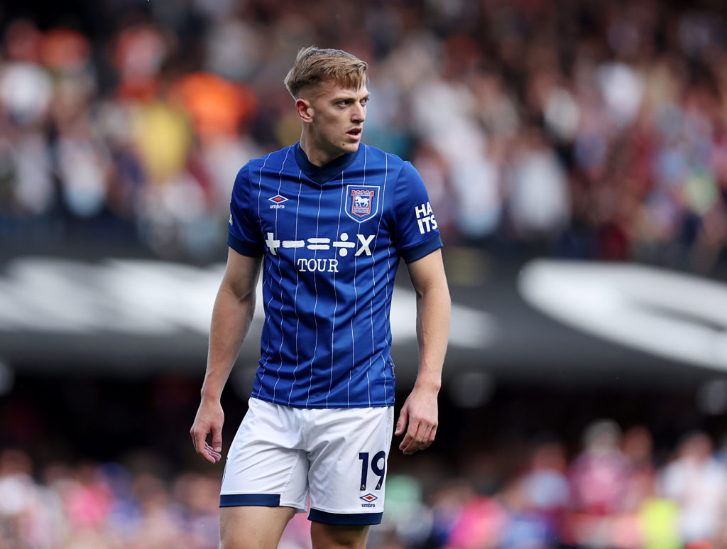 Liam Delap during Ipswich Town FC v West Ham United FC - Premier League