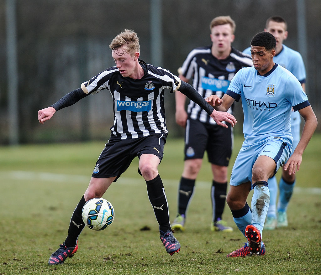 Newcastle United v Manchester City- U18 Barclays Premier League