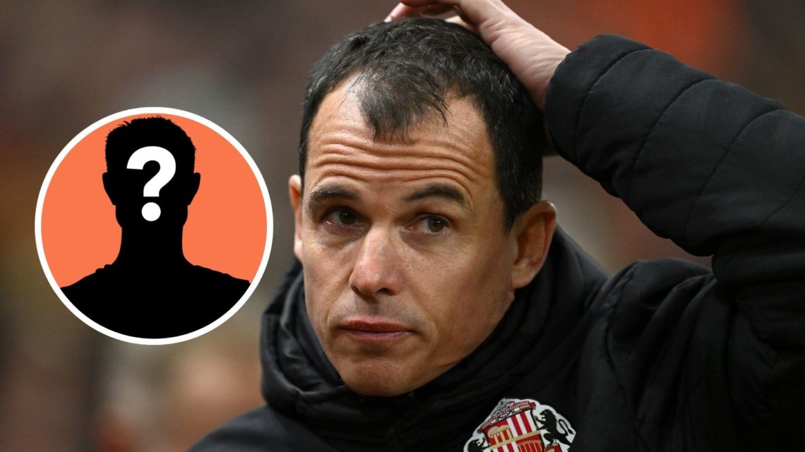Sunderland head coach Regis Le Bris looks on