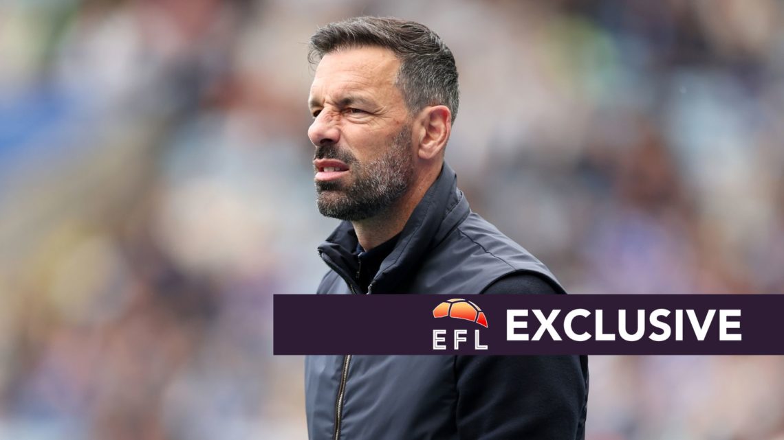 Leicester City manager Ruud van Nistelrooy looks concerned on the touchline during the win against Southampton.