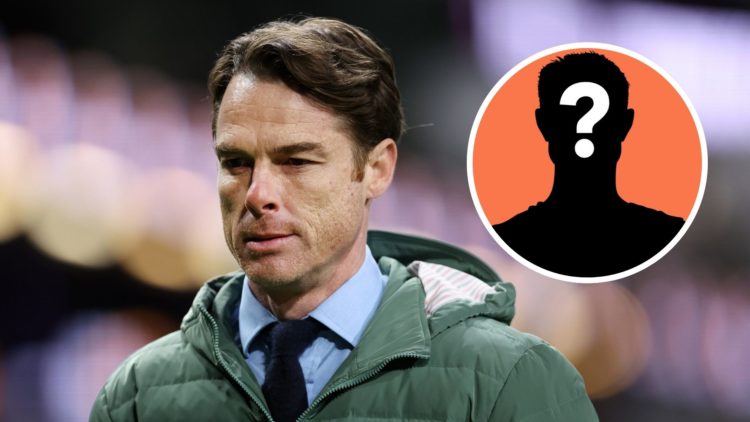 Burnley manager, Scott Parker, looks down nervously