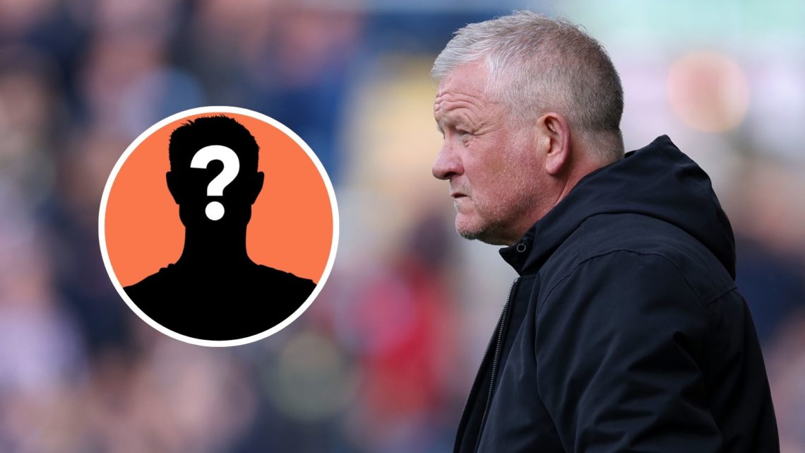 Chris Wilder, Manager of Sheffield United looks on during the Sky Bet Championship match between Burnley FC and Sheffield United FC. Inset, Mystery...