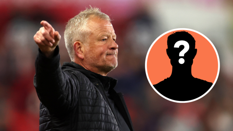 Chris Wilder, Manager of Sheffield United, gestures
