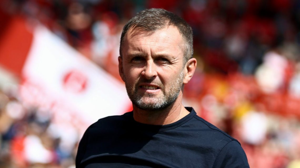 Charlton Athletic manager Nathan Jones.