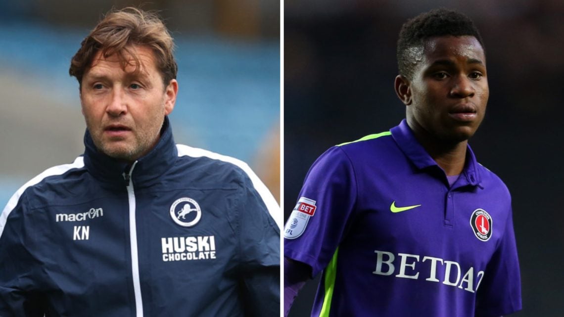 Kevin Nugent, Millwall's U23 manager. Ademola Lookman when he played for Charlton.