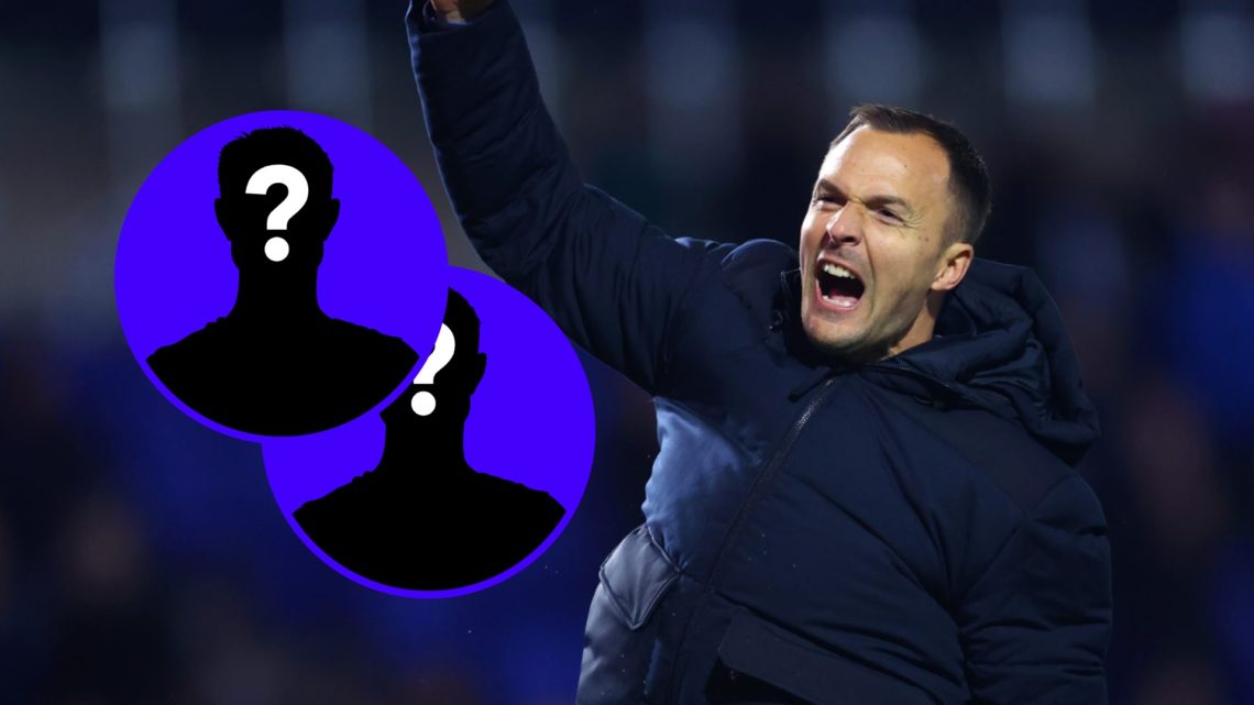 Birmingham City manager Chris Davies celebrating.